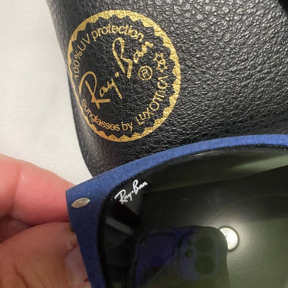 Ray-Ban Blue and Black Sunglasses - Picture 3 of 14